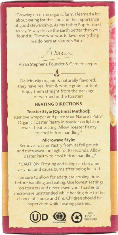 StarSun Depot (NOT A CASE) Organic Frosted Cherry Pomegranate Toaster Pastries