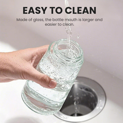 2-in-1 Oil Spray Bottle for Kitchen, Glass Olive Oil Sprayer and Pourer, Non-Stick, No Drip, Fine Mist Dispenser