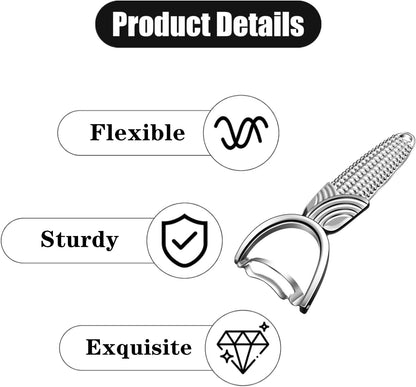 1 Pcs Corn Peeler Sturdy Alloy Corn Cob Peeler with Anti-skid Handle ＆ Stainless Steel Blade for Kitchen Tool