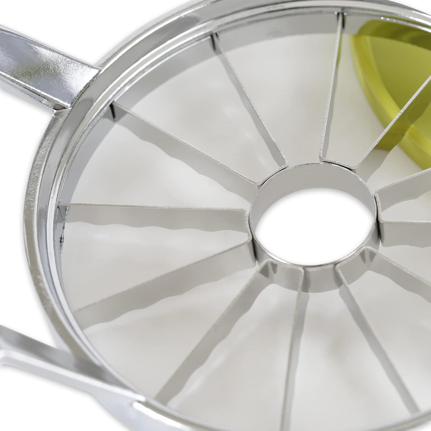 RSVP International Kitchen Tool Collection Core and Slice Apples, Jumbo Slicer, 7.32x4.92", Stainless Steel with Lid