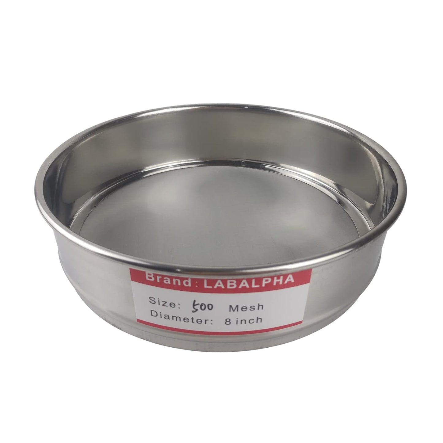 LABALPHA 120 Mesh Lab Sieves, #120 Mesh Test Sieve, 8'' Diameter, 304 Stainless Steel Wire Cloth (0.125mm)