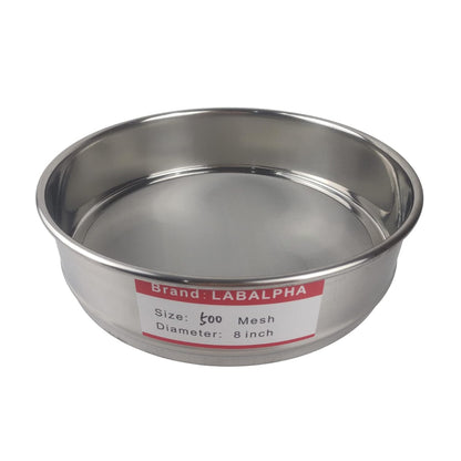 LABALPHA 120 Mesh Lab Sieves, #120 Mesh Test Sieve, 8'' Diameter, 304 Stainless Steel Wire Cloth (0.125mm)