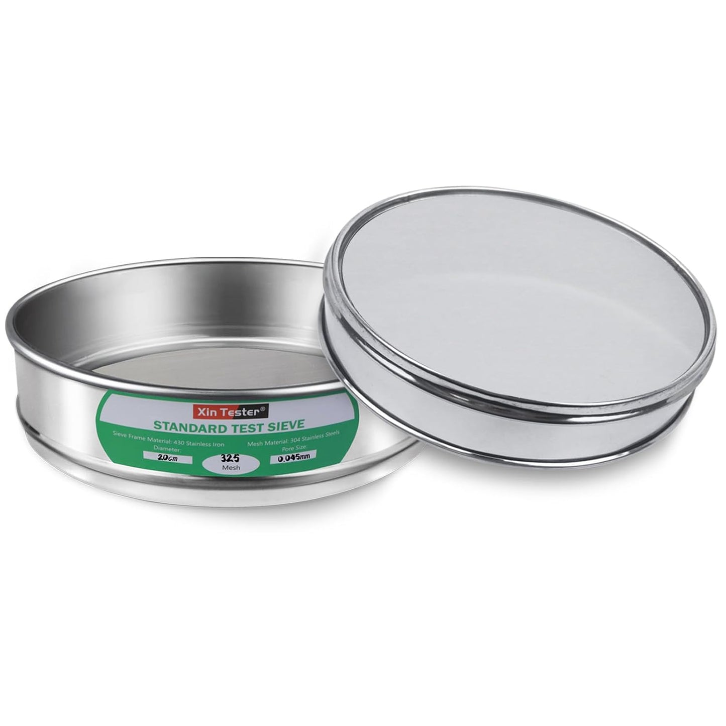 Xin Tester 325 mesh Standard Mesh Lab Sieves Laboratory Sample Test Analysis Sieve Dia 7.88 Inches