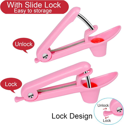 Cherry Pitter Tool Pit Remover, Multiple Cherry Seed Remover, 7 Holes Cherry Stoner Pitter Quick Release, Multiple Cherry Pit Remover Cherries Jam