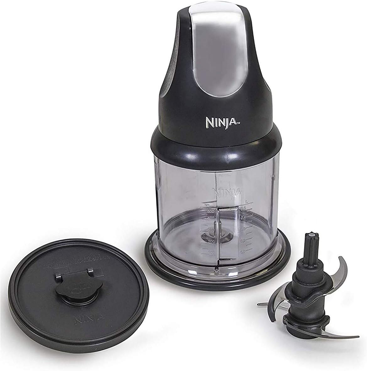 Ninja Food Chopper Express Chop with 200-Watt, 16-Ounce Bowl for Mincing, Chopping, Grinding, Blending and Meal Prep (NJ110GR)