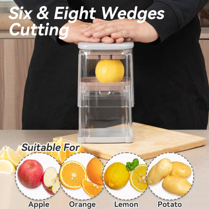 Badelite French Fry Cutter 3 in 1 Potato Onion Chopper Multifunction Egg Apple Slicer Kitchen Vegetable Cutter Dicer for Cucumber, Tomato, Zucchini, Carrot, Citrus Stainless Steel Blade