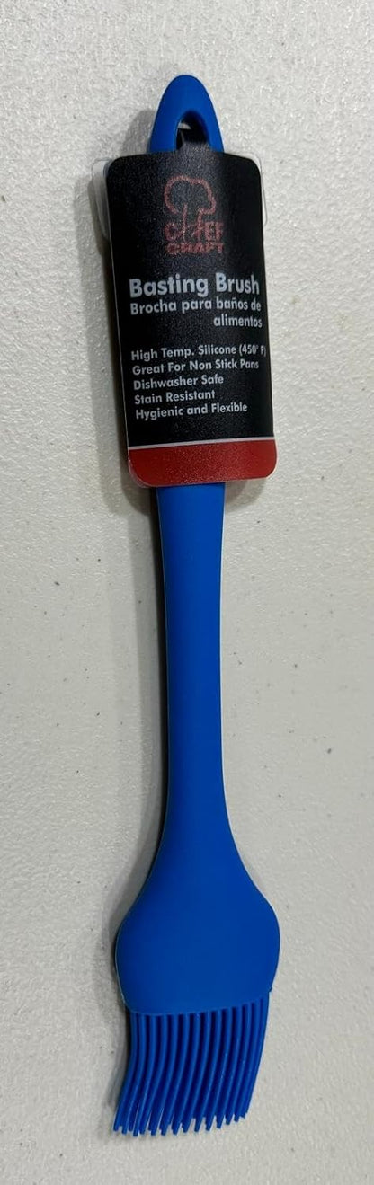 Chef Craft Premium Silicone Basting Brush, 10.25 inch, Pink