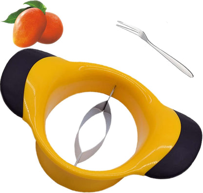 Mango Slicer Peeler Cutter Splitter Pitter with stainless steel blade removal tool anti-skid handle super large Mango kernel remover