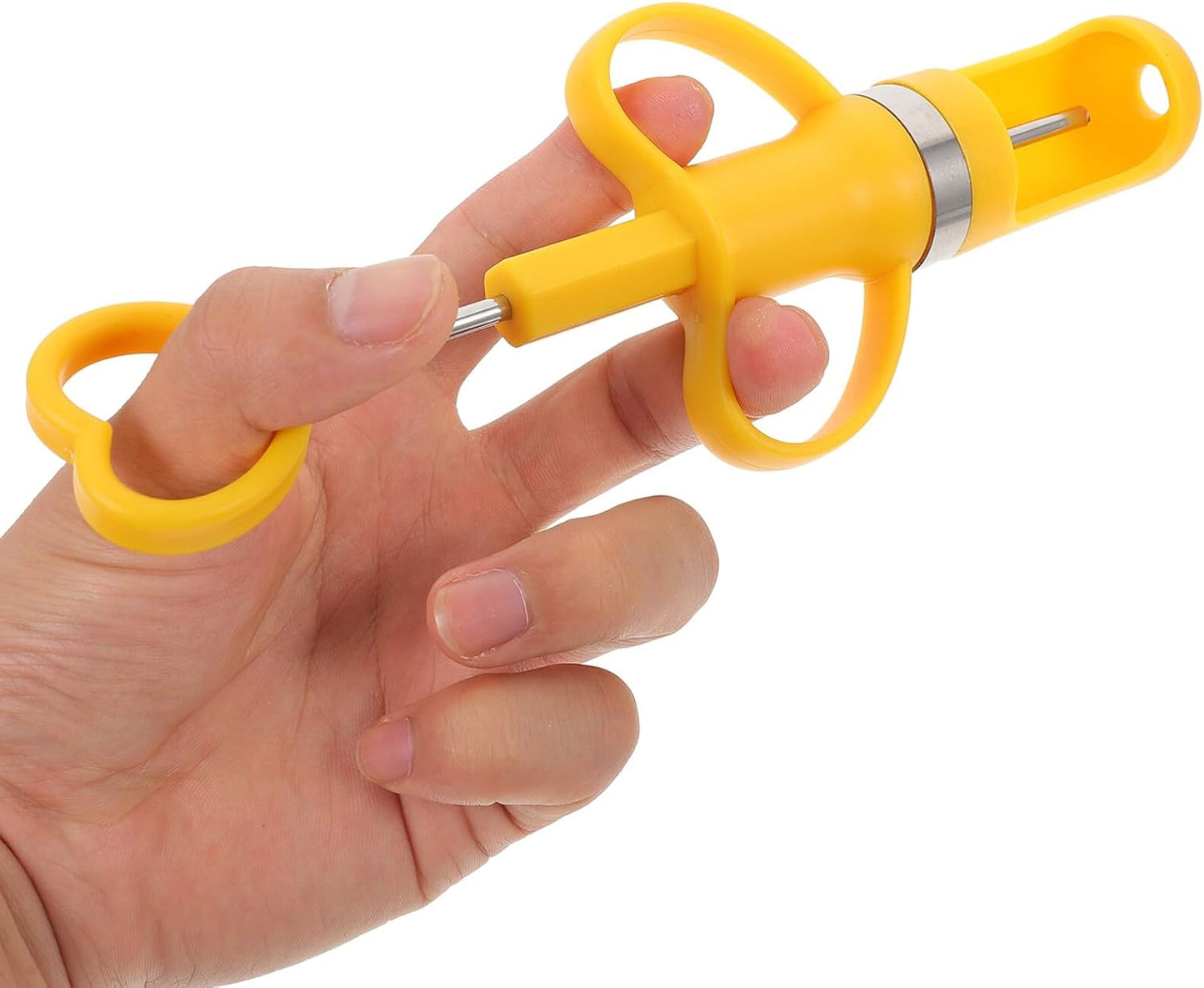 NUOBESTY Portable Cherry Core Remover Tool Lightweight Fruit Pitter for Effortless Seed Removal Household Red Date Corer Quick-release Kitchen Gadget in Lemon Yellow