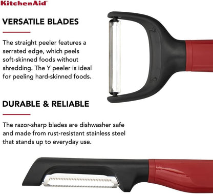 KitchenAid Universal Euro Y Peeler, Set Of 2, Aqua