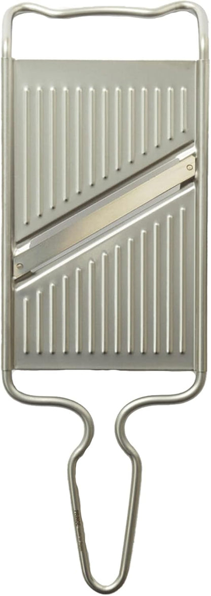 Japanese Double-Edged Slicer, Mandoline, Stainless Steel, Made in Sanjo, Japan, Silver