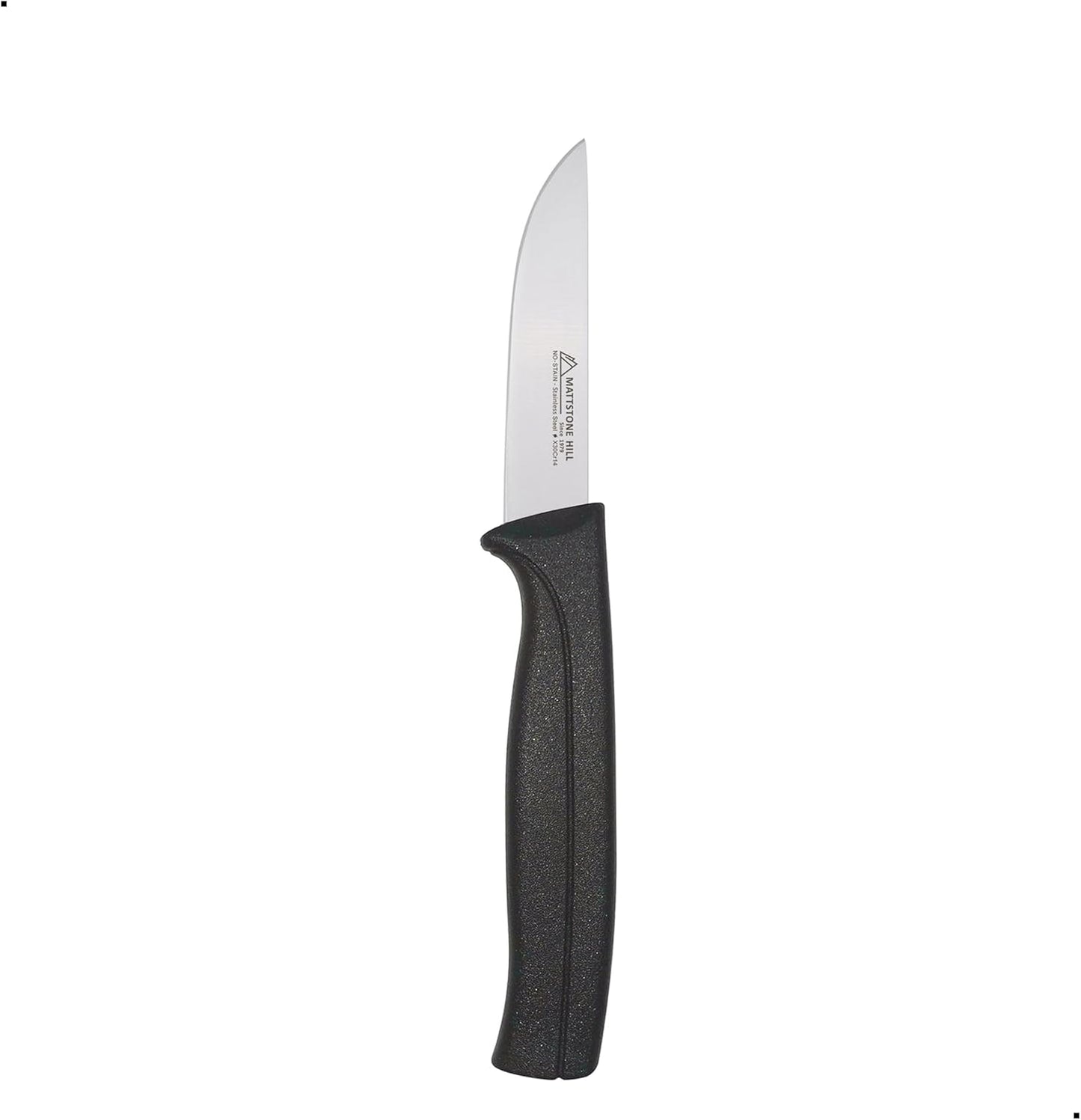 Tomato Knife - MATTSTONE HILL 5 Inch Serrated Kitchen Utility Knife, Serrated Cheese Tools, German X50CrMoV Steel, Red Handle