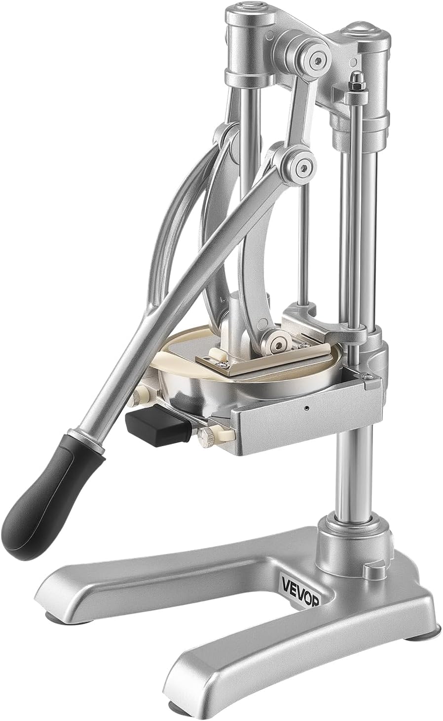 VEVOR French Fry Cutter, Ergonomic Potato Slicer with 3 Blades (1/2", 3/8", 1/4") & Juicer Plate, Easy-Replace Vegetable Chopper Dicer for Carrot, Onion, Lemon, Ideal for Home & Commercial Kitchens
