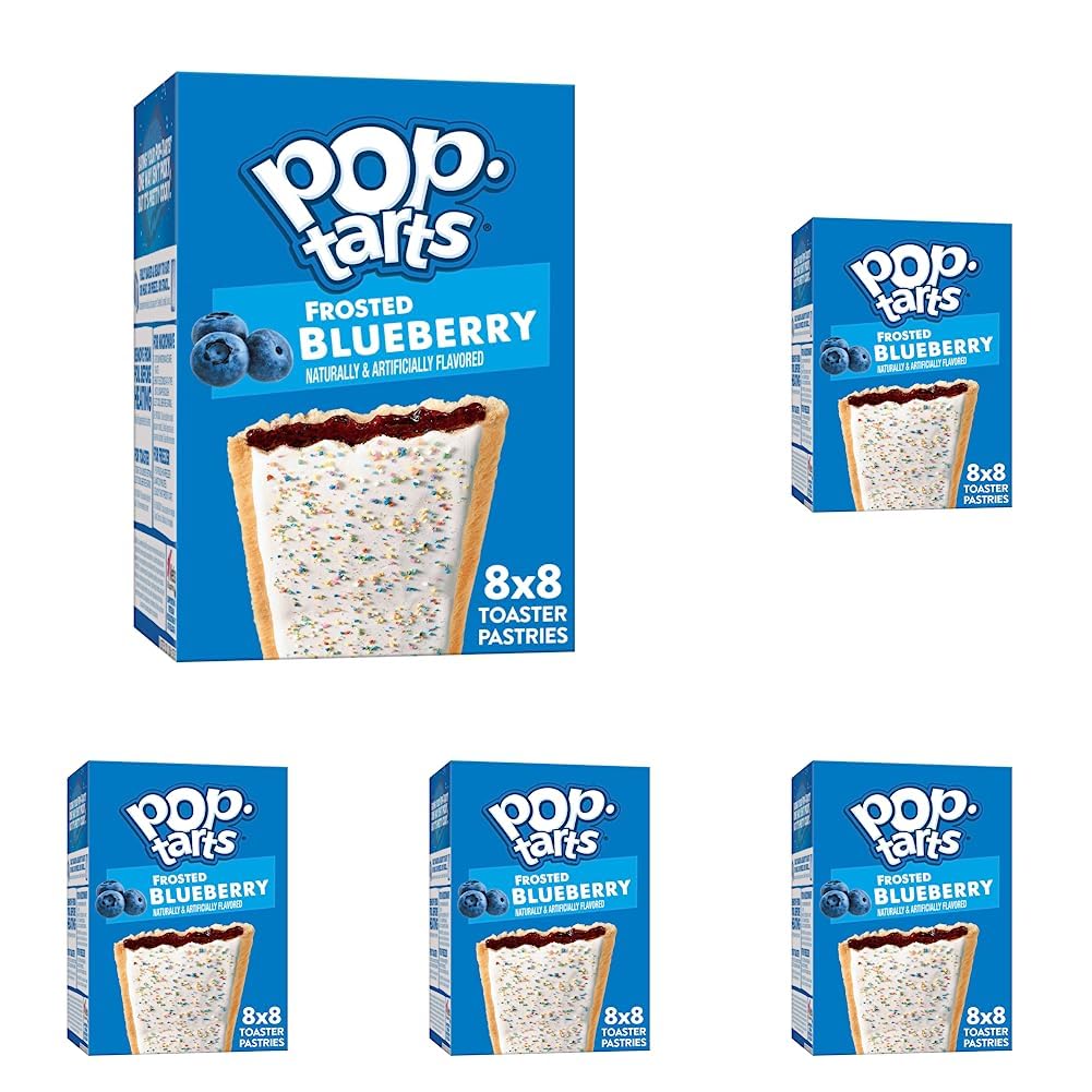Pop-Tarts Toaster Pastries, Breakfast Foods, Kids Snacks, Value Pack, Frosted S'mores (64 Pop-Tarts)