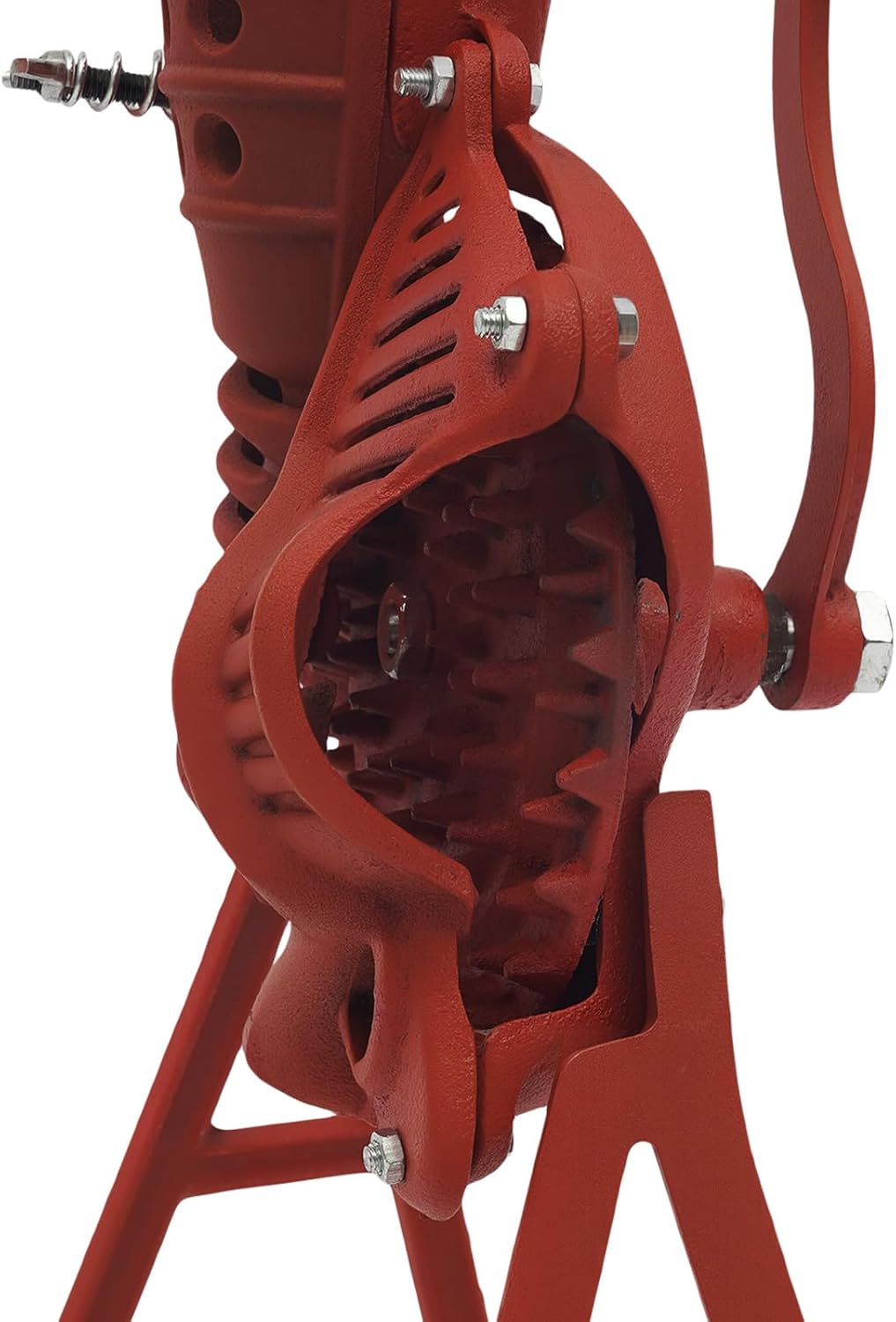 Corn Sheller Hand Crank, Cast Iron Corn Cob Thresher with Stand, Manual Quick Corn Cob Stripper Tool for Home Use, Heavy Duty Corn Cob Stripper for Small Farm and Household Usage