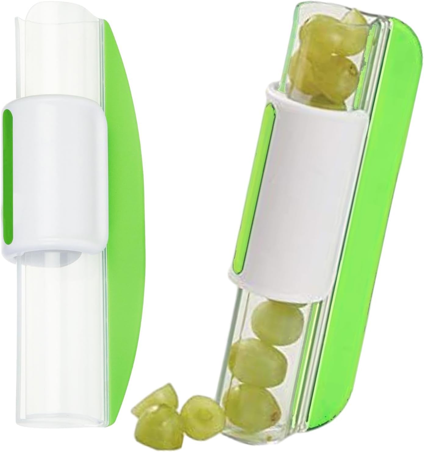 Grape Cutter Tomato Slicer Small Fruit Cutter Fruit Vegetable Slicer Fruits Slicers Kitchen Accessories(COLOR:green)