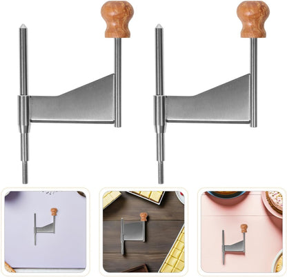 FAVOMOTO 2PCS Cheese Curler Wheel, Steel Rotary Manual Cheese Flower Slicer Shaver Kitchen Cooking Grater Part for Home Parties Restaurants Cafes and Dessert Shops