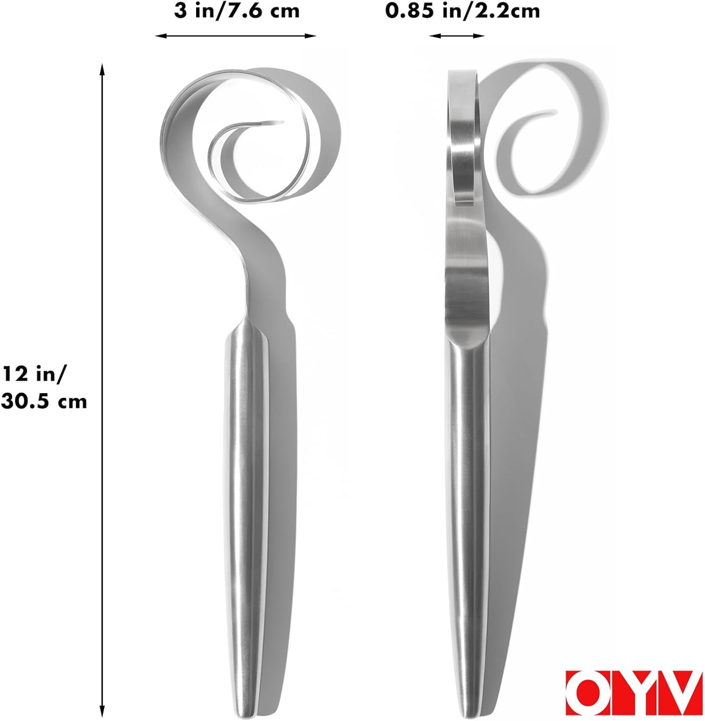 OYV Seamless Dough Whisk, 18/10 Stainless Steel Danish Dough Wisk, 9" Bread Whisk for Sourdough, Cookies, Pizza, Pastry, Dishwasher Safe Dough Hook