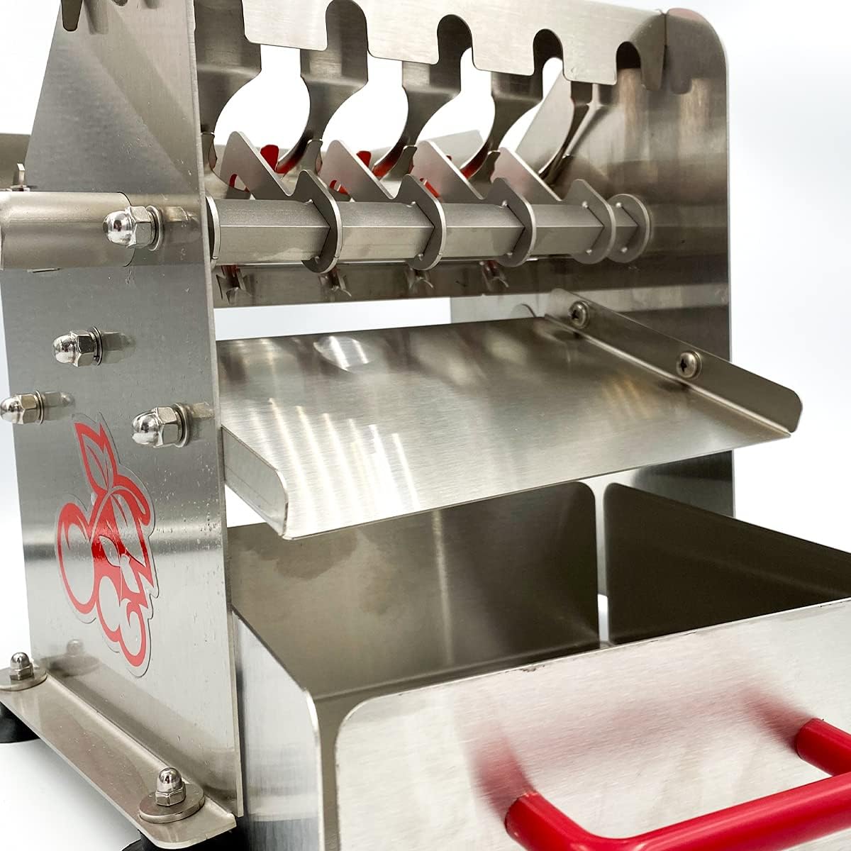 Harvest Fiesta - Stainless Steel Deluxe Cherry Pitter - 5-At-Once Capacity