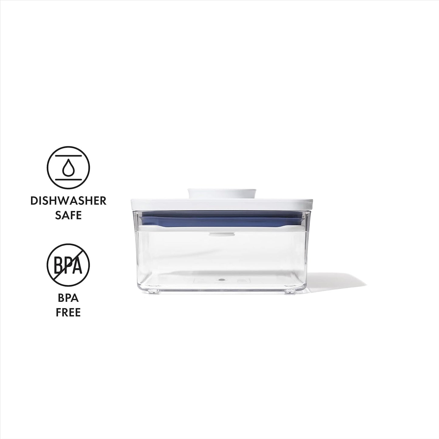 OXO Good Grips POP Container - Airtight Food Storage - Big Square Short 2.8 Qt Ideal for 5 lbs of sugar, cookies or crackers