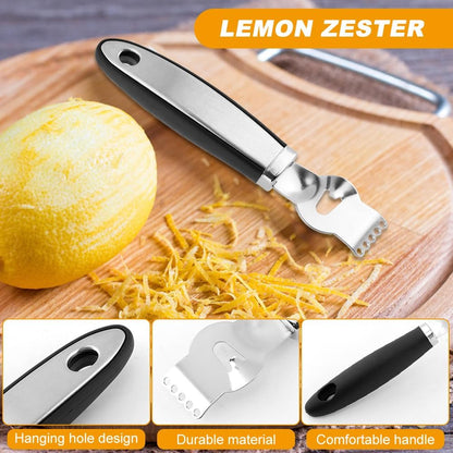 2pcs Lime Squeezer with Lemon Zester Set, Screw Top Manual Lemon Squeezer, Plastic Lime Juice Extractor Citrus Press with Lid for Cocktails Drinks, Easy to Use & Clean(COLOR:Yellow+Green)