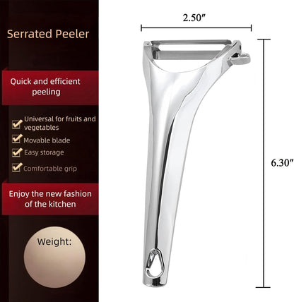 Vegetable Peeler Sharp Stainless Steel Blades for Veggie Potato Sugarcane Pumpkin Papaya Peeling Tool
