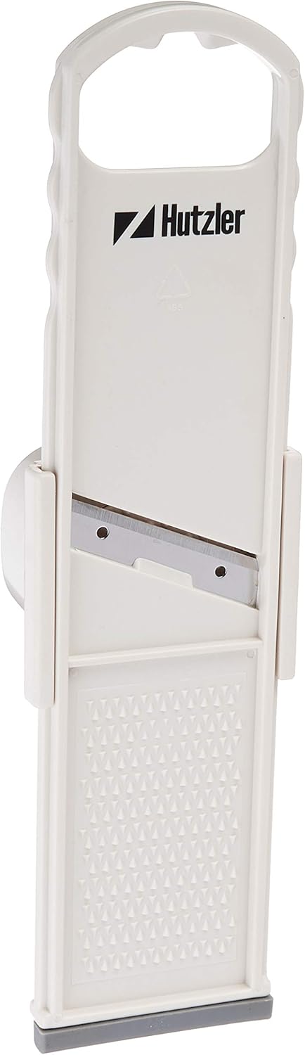 Hutzler Mini-Mandoline Garlic Slicer/Shredder, Turquoise