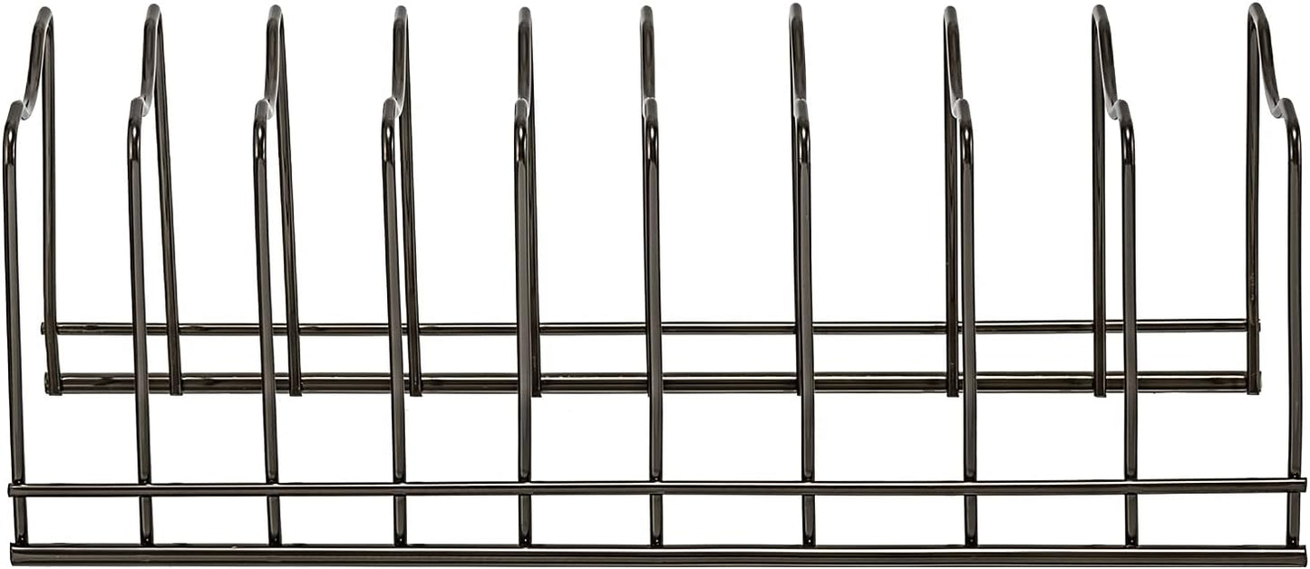 Pot Lid Organizer, Pot Lid Rack Holder, Rest Cutting Board, Bakeware, Pots & Pans, Serving Trays, Reusable Containers in Cabinet Pantry, Stainless Steel
