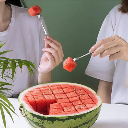 Wtermelon Cutter Slicer Cut Watermelon Into Cubes Knife Melon Baller for Kitchen Gadgets Useful Cool Tool