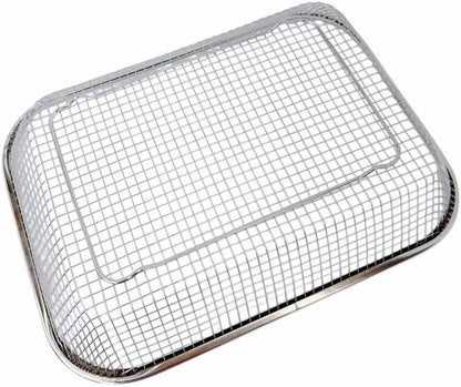 Prolinemax 11-1/2" x 8-1/2" Stainless Steel Rectangle Colander Wire Basket Fruit Vegetable Strainer