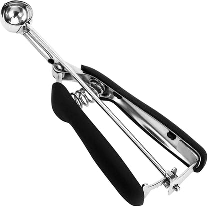 Ice Cream Scoop, 18/8 Stainless Steel Cookie Scoop, Cookie Scoops for Baking, 2 Tbsp/ 30 ml/ 1 oz Cookie Dough Scoop, Ice Cream Scooper with Trigger Release, Cookie Scooper for Baking