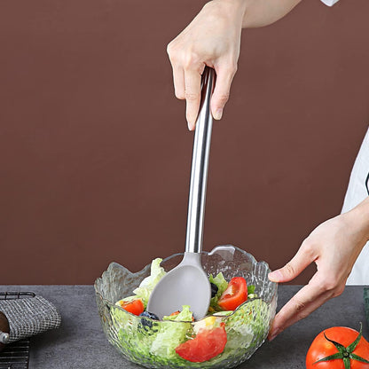 Berglander Skimmer, Non-stick Silicone Strainer, Kitchen Cooking Skimmers For Non-Stick Cookware, Dishwasher Safe, Easy to Clean