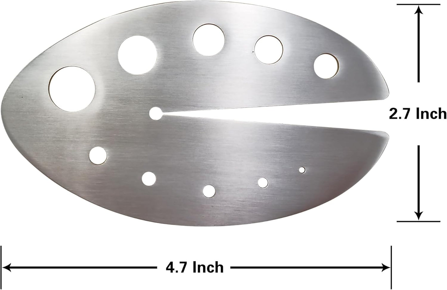 Herb Stripper, Stainless Steel Herb Leaf Stripping Tool, 11 holes Kitchen Kale, Chard, Vegetable Leaf Remover/Separator, Small Kitchen Gadgets - 1pcs, Silver