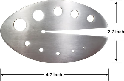 Herb Stripper, Stainless Steel Herb Leaf Stripping Tool, 11 holes Kitchen Kale, Chard, Vegetable Leaf Remover/Separator, Small Kitchen Gadgets - 1pcs, Silver