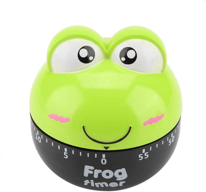 Cartoon Animal Kitchen Timer, 55 Minute Mechanical Countdown Timer for Cooking Baking No Battery Required Cute Clock for Eggs Cookies (1#)