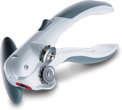 Zyliss Lock N' Lift Manual Can Opener with Lid Lifter Magnet - Heavy-Duty & Handheld Can Opener - Kitchen Gadget for Can Opener Safety - Manual Can Opener for Smooth Edge - Green