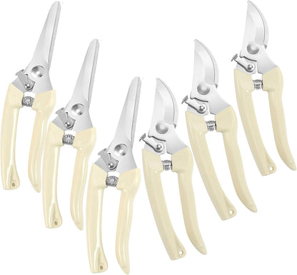 Premium Germany Pruning Shears, Work 3 Times Easier, Pruners Heady Duty, Sharp Garden Clippers Cut Fresh Flower, Hedge, Herb, Indoor Plants, Gardening Tools Scissors, Arthritis Weak Hand Snips
