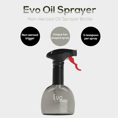 Evo Oil Sprayer Minis, Non-Aerosol for Olive, Cooking Oils, and Vinegars, 8-Ounce Capacity, 1 Each Yellow and Green