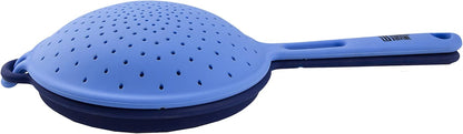 Cambridge Robert Irvine 2-in-1 Collapsible Colander, 0, BLACK