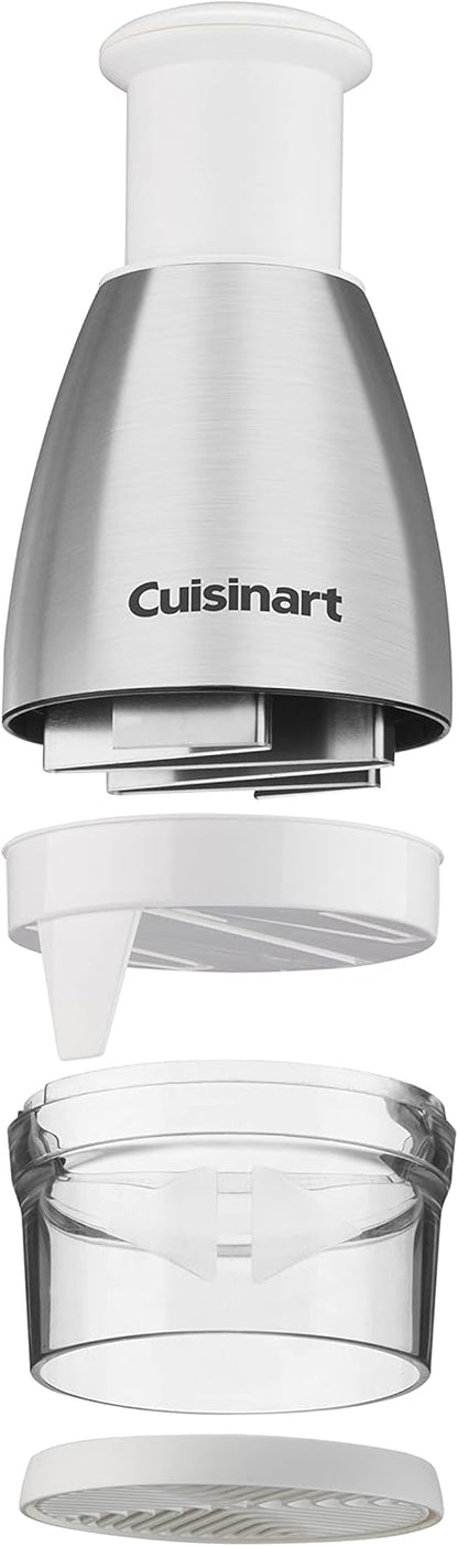 Cuisinart Chopper, Stainless Steel/Black, CTG-00-SCHP, 8.2" x 3.9" x 3.9"