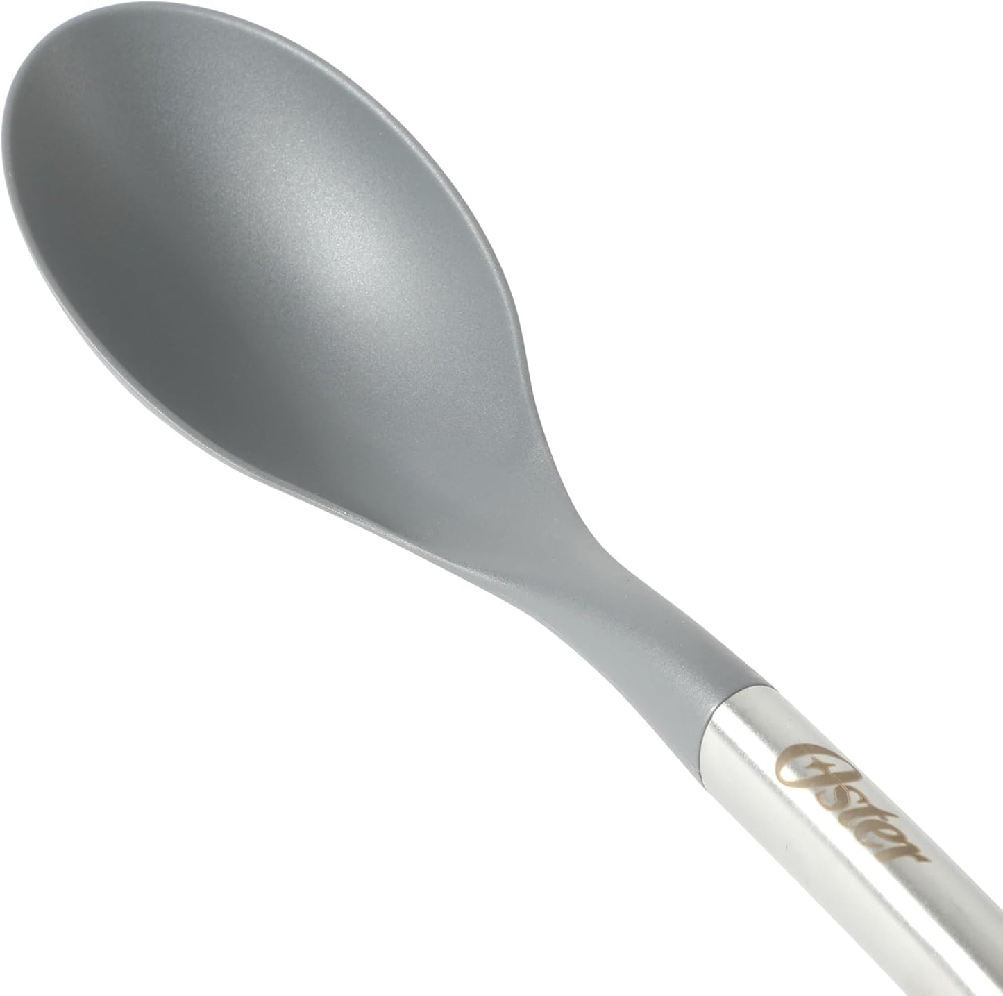 Oster Chadswyck 8” Can Opener, Stainless Steel Manual Can Opener with Soft Grip Handles, Smooth Edge Cutting, Dishwasher Safe