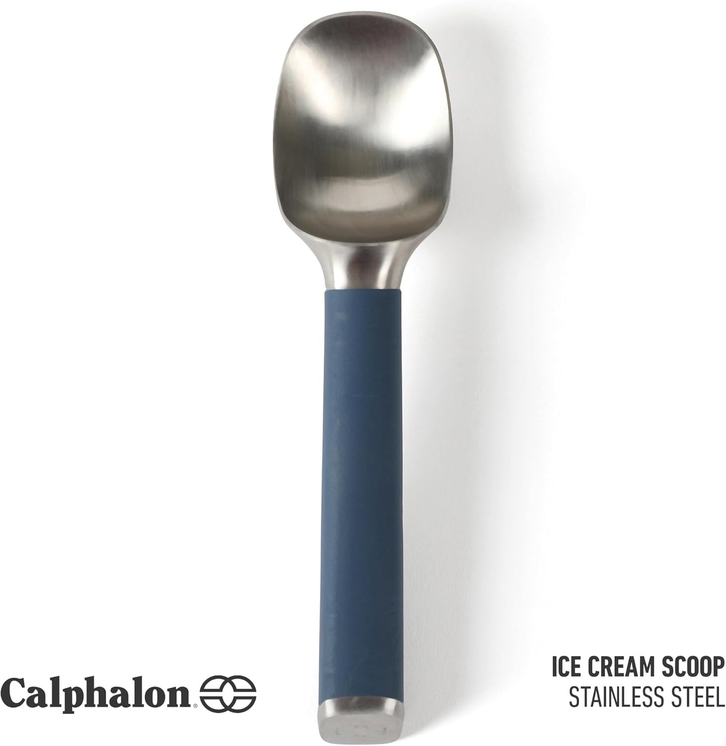Calphalon Cookie Scoop, Stainless Steel Trigger Scoop for Cookie Dough, Ice Cream & Batter, Portion Control Kitchen Scoop with Release Mechanism, Taupe
