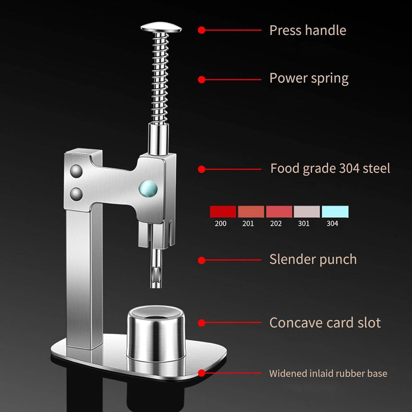 304 Stainless Steel Cherry Pitter Tool Pit Remover,Olive Pitter Tool,Portable Cherry Seed Remover,Fruit Cores Remover,Cherry Picker Tool,Kitchen Gadgets For Red Dates,Hawthorn,Grape,Jujube