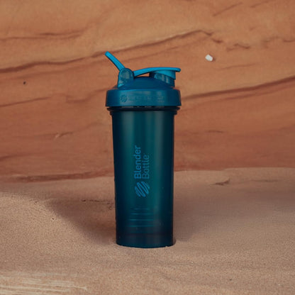 BlenderBottle Classic V2 Shaker Bottle Perfect for Protein Shakes and Pre Workout, 28-Ounce, Clear/Black