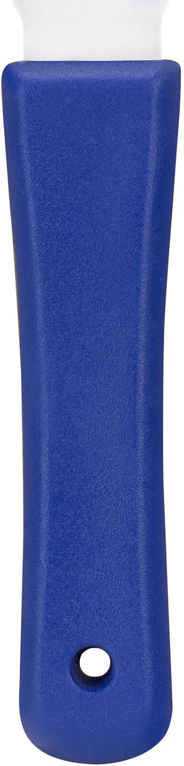 SPARTA Steel Handheld Scraper Kitchen Scraper Tool with Food-Safe Plastic Handle for Griddles, Pans, Pots, and Cutting Boards in Commercial Settings, Stainless Steel, 3 Inches, Pink
