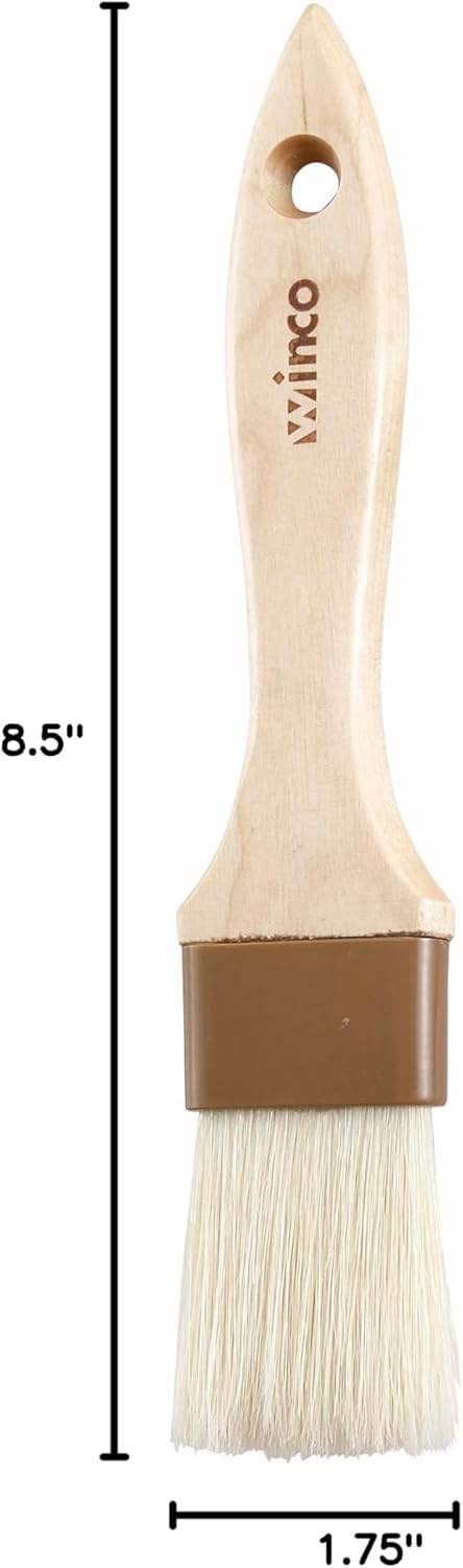 Winco Heavy-Duty Boar Bristle Basting Brush, 3"