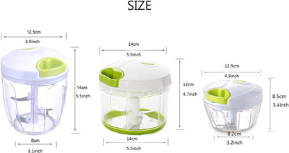 Vinipiak Manual Food Chopper for Vegetable Fruits Nuts Onions Chopper Hand Pull Mincer Blender Mixer Food Processor