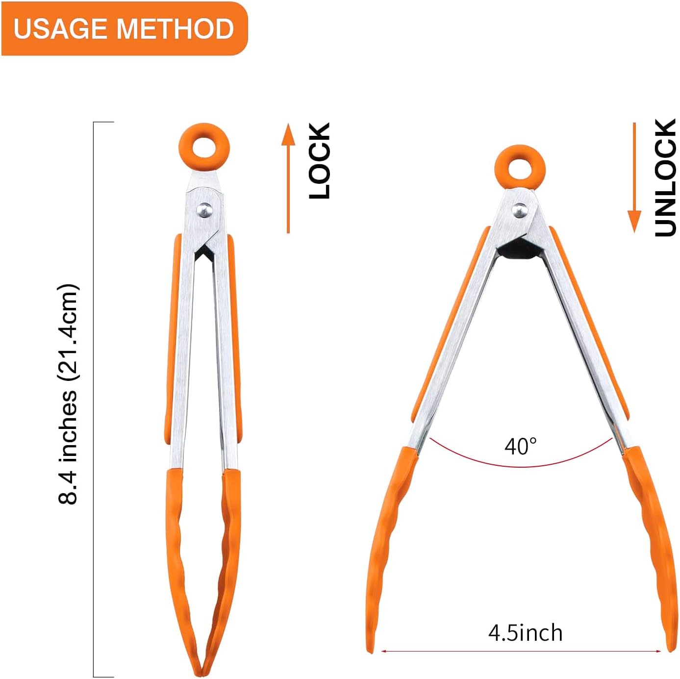 7 inch Cooking Tongs, MSY BIGSUNNY Set of 3 Mini Kitchen Tongs Silicone Serving Tongs With Silicone Tips for FoodGrill, Salad, BBQ (Snow White)