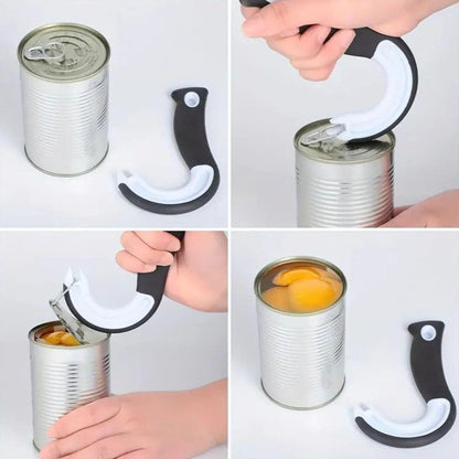 Hand can opener manual, can opener for seniors, Easy Open Ring Pull Can Opener, convenient to open cans labor-saving tools can be used for a variety of Pull-Tab Cans, Soda Cans Canned Pet