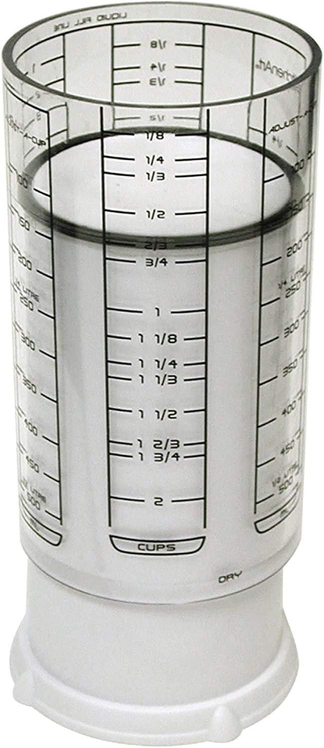 KitchenArt 1 Cup Adjust-A-Cup, Plastic, White